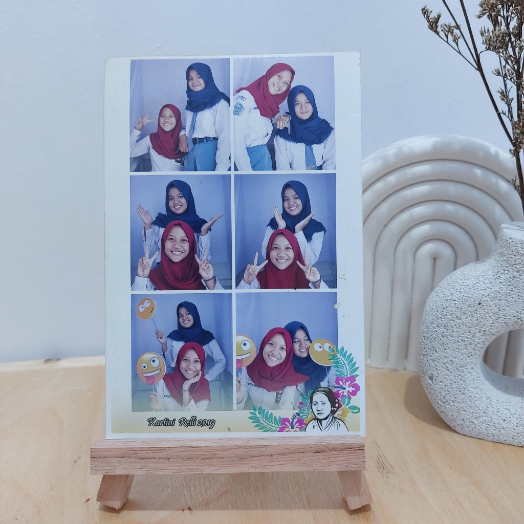 

[Dalna.co][COD] Standing Kayu Foto Stand Mini Holder Foto Kayu | Wooden Tripod Stand Canvas Standing Easel Mini