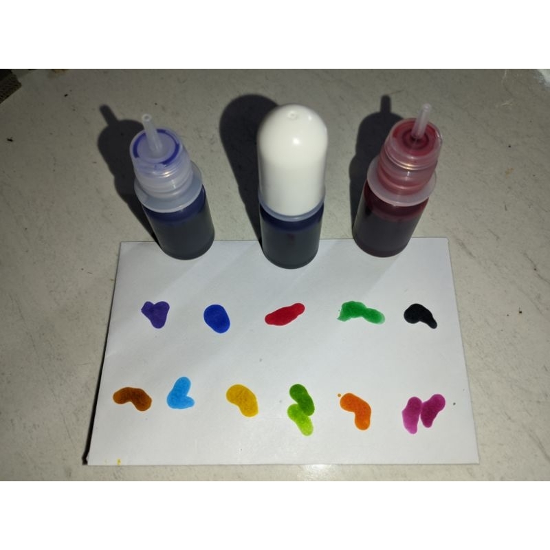 

tinta stempel IMPORT 5 pcs kualitas premium isi 5ml warna ada 12