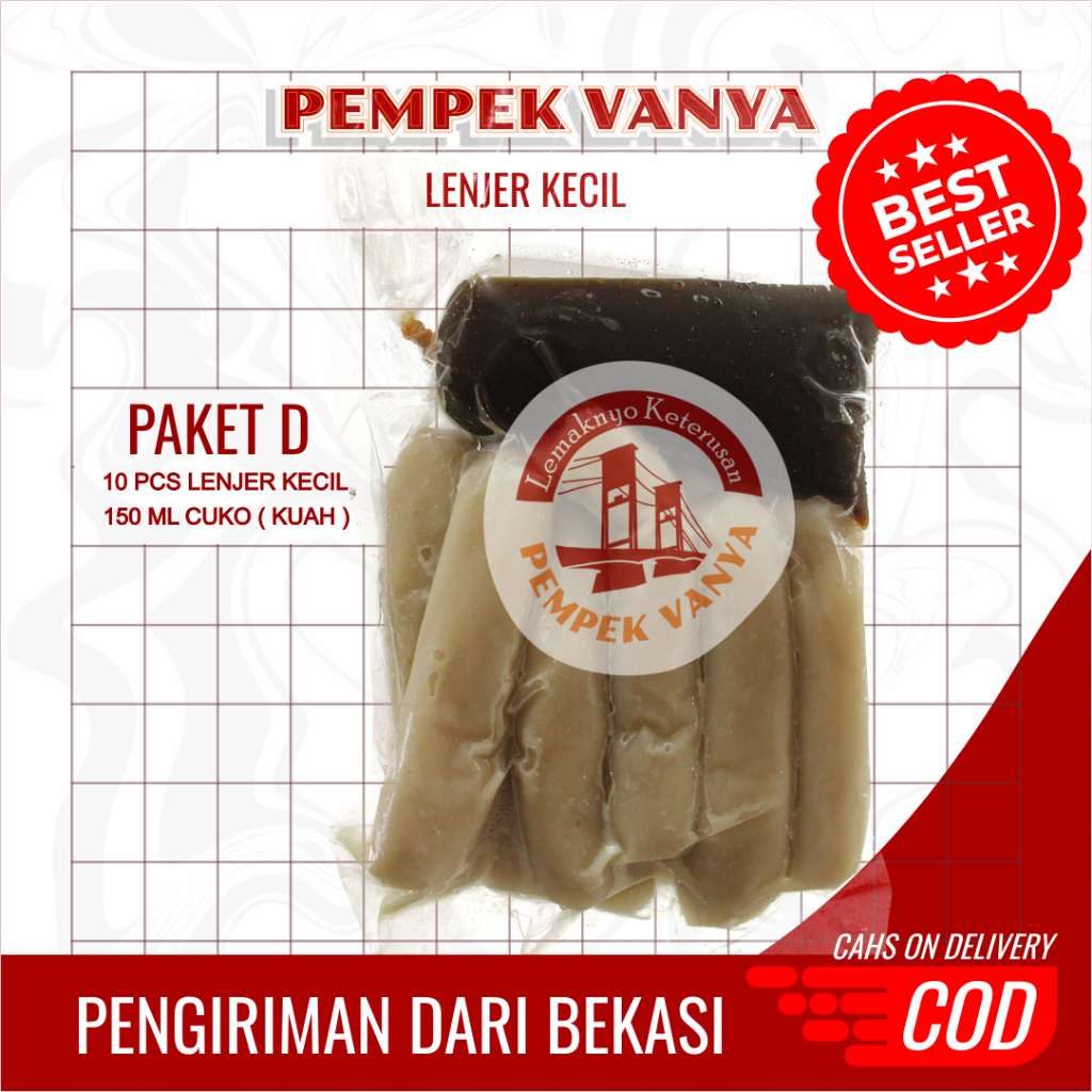 

pempek vanya | paket pempek lenjer kecil I pempek lenjer I pempek palembang I pempek frozen I pempek palembang tenggiri asli