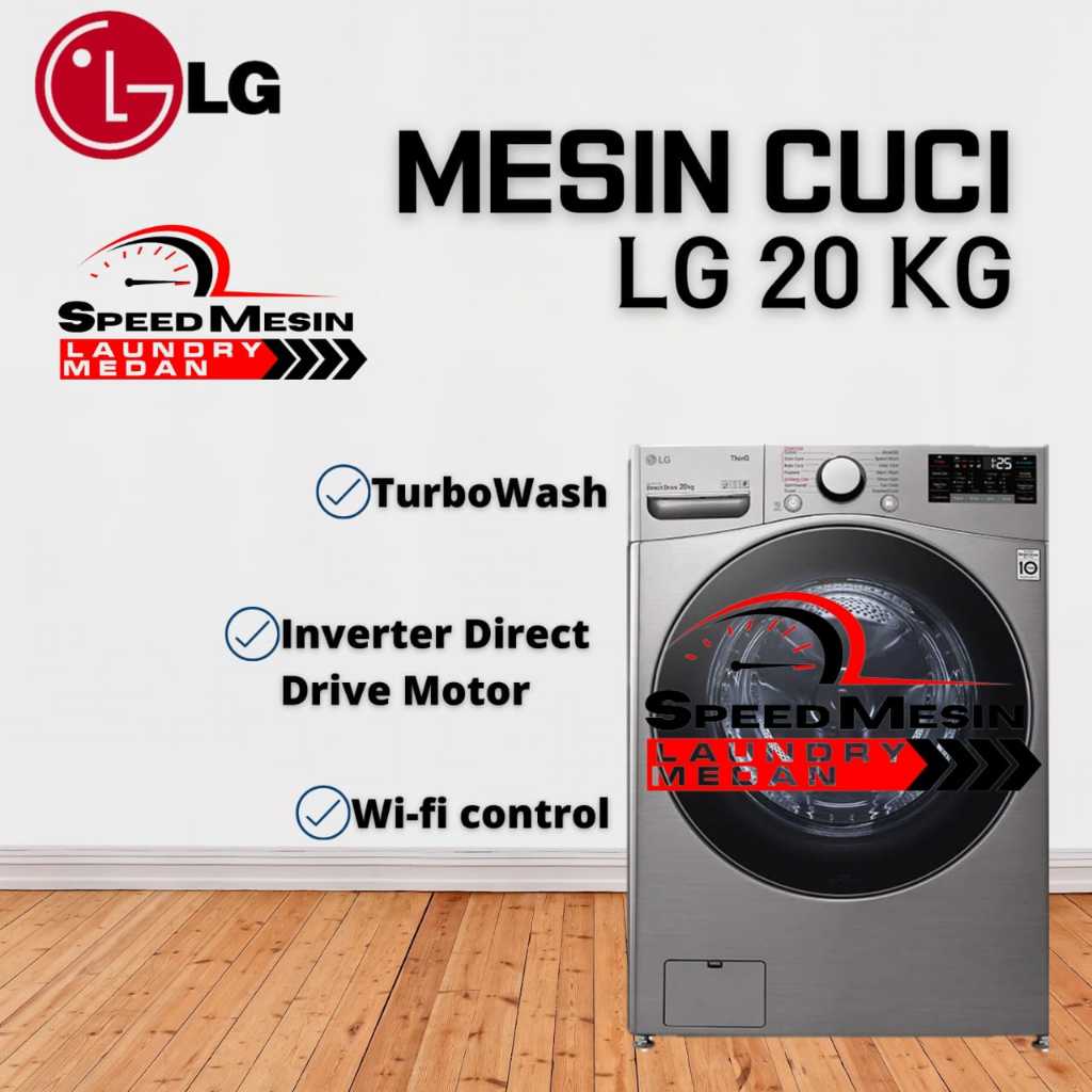 MESIN CUCI LAUNDRY LG 20KG MEDAN