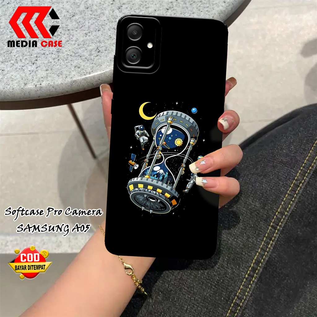 Case Samsung A05 Terbaru - Motif Astronot - Casing Samsung A05 - Softcase Samsung A05 - Kesing Hp - 