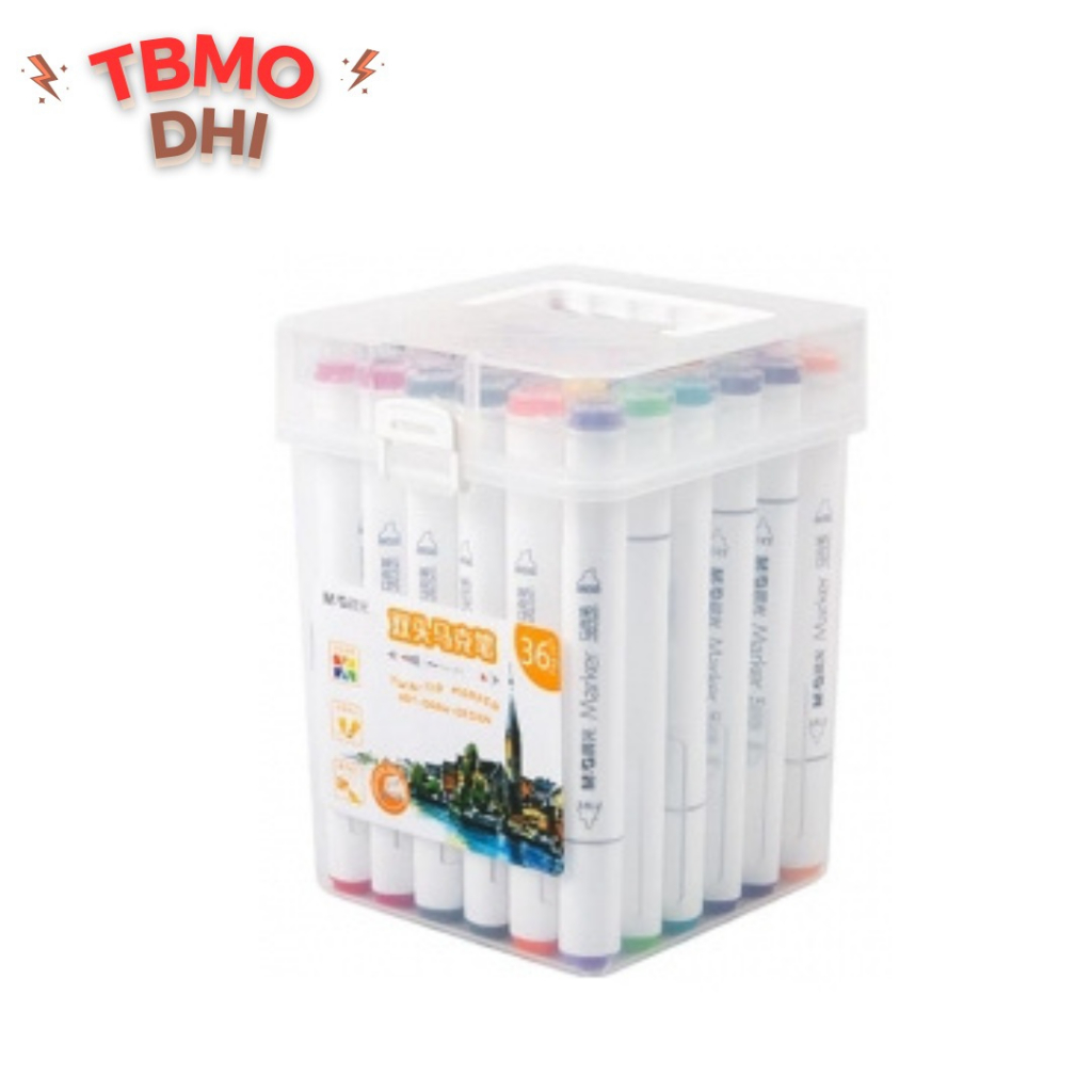 

M&G DOUBLE TIP TRIANGLE ART MARKER 36 Warna - Spidol 2 Ujung