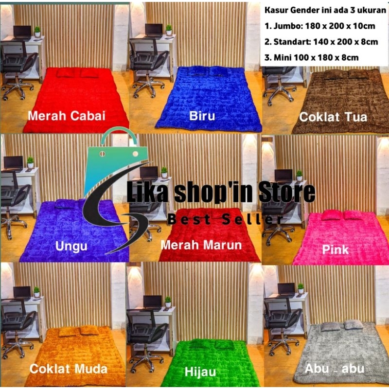 kasur gender Syahrini ukuran 180x160X8cm, jumbo Tebal Gratis Bantal 2/Kasur gender jumbo/ Kasur gend