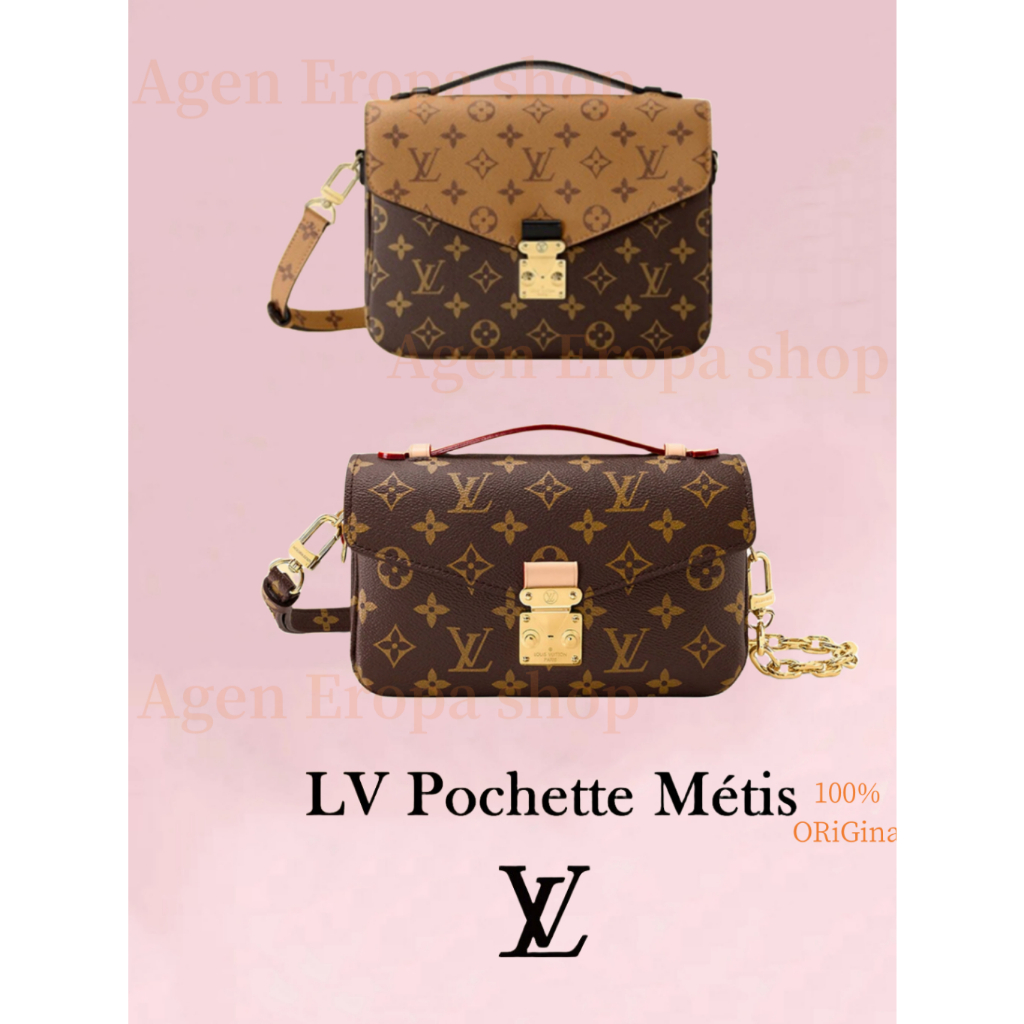 Louis Vuitton  East West Métis Classic Messenger Bag, Chain Bag, Fashion Ladies Shoulder Bag handbag