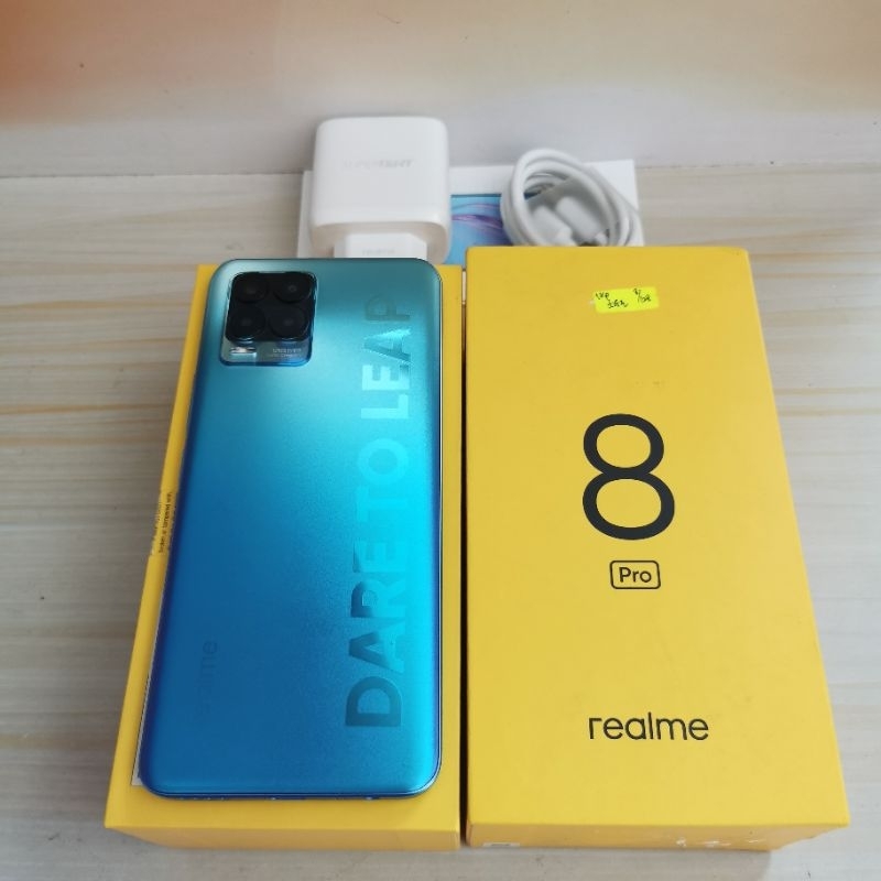 Realme 8 PRO ram 8GB 128GB Bekas - Mulus - Fullset Resmi - second