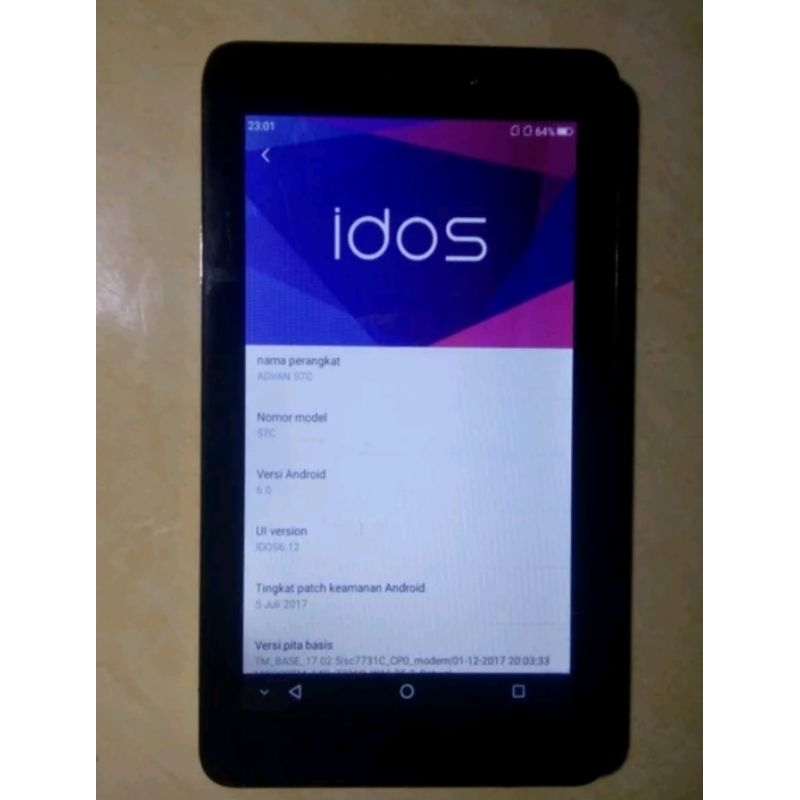 TABLET ADVAN S7C SECOND NORMAL MURAH BERGARANSI