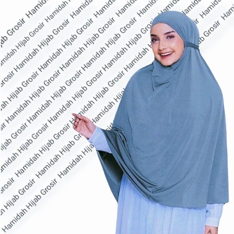 Hijab Bergo Maryam Jumbo XL Jilbab instan Jersey