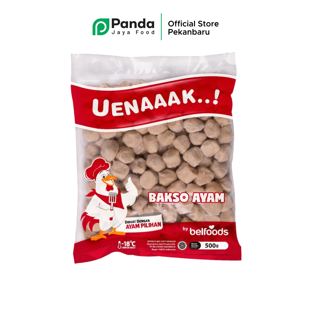 

Belfoods Uenaaak Bakso Ayam Mini 500 Gram