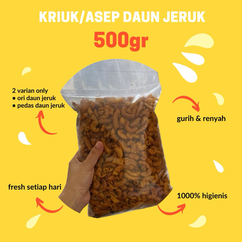 

✨KRIUK/ASEP 500gr TERMURAH FREE ONGKIR