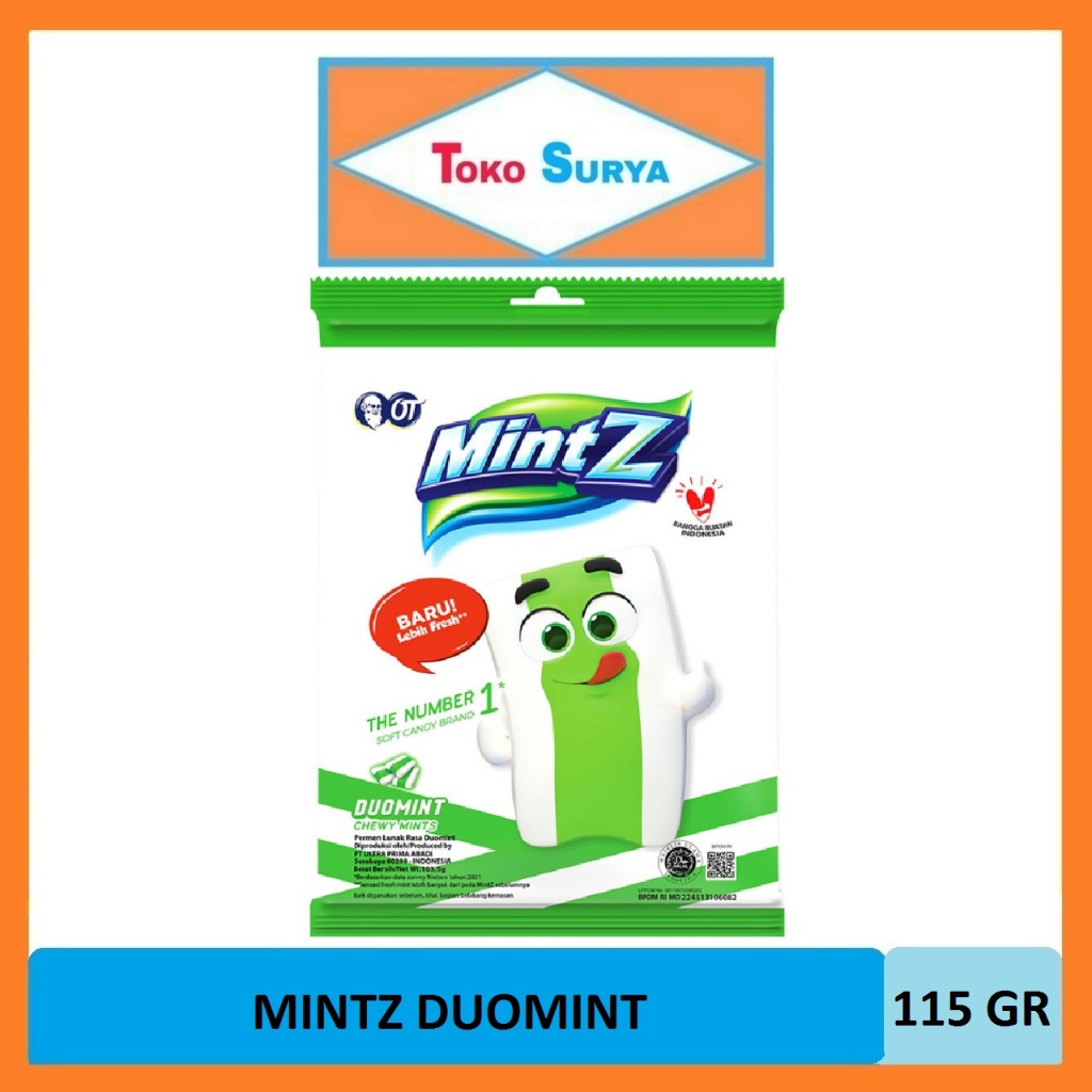 

Mintz Duomint Chewy Mints Permen Lunak Rasa Duomint 115 Gr