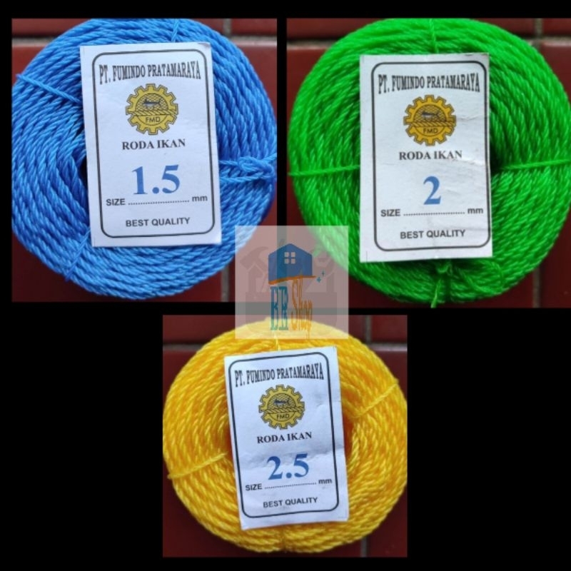 TALI RODA IKAN/TALI TAMPAR 0.2KG (1.5mm 2mm 2.5mm)