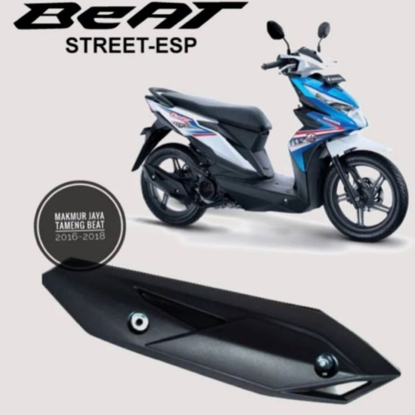 Tameng / Cover Tutup Knalpot  Beat fi 2017 / Tameng Knalpot BEAT FI ESP STREET 2016-2017-2018