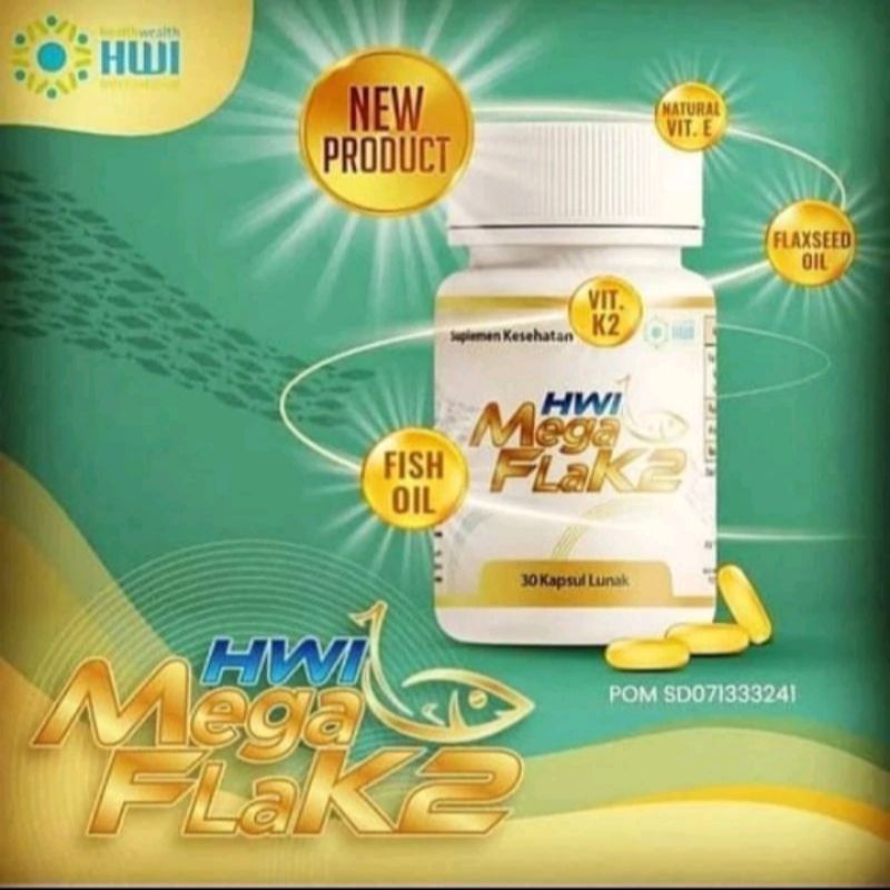 megaflax HWI, minyak ikan original HWI