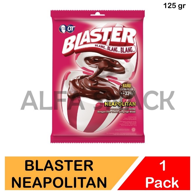 

Permen Blaster Neapolitan Kemasan 125 gram 50 pcs