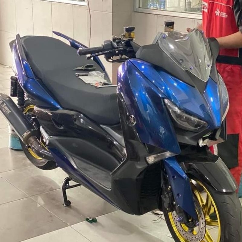 Jok Motor Xmax Conected Xmax Old Variasi Custom Lebih Pendek Papas Busa Rangka
