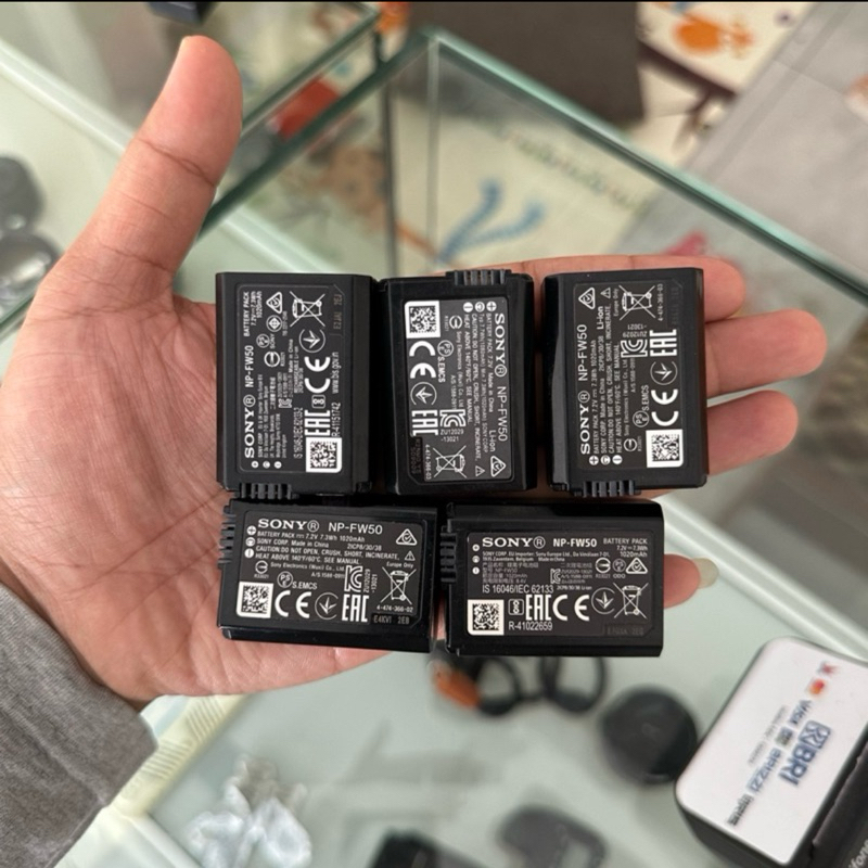 BATERAI SONY ORIGINAL NP-FW50 BATRE FOR SONY A5000 A5100 A6000 A6400 A6500 DLL