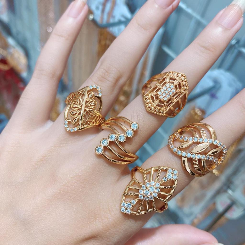 PERHIASAN XUPING CINCIN WANITA MODEL DUBAI TERBARU-BEST JEWERLY