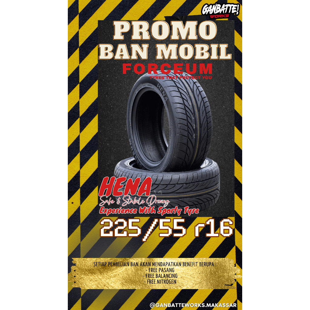 Ban merk FORCEUM HENA 225 55 R16