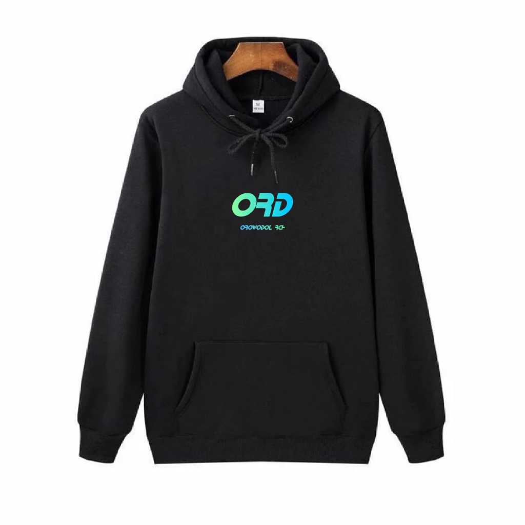 Jaket Sweater Hodie Polos Hitam Ori Pria Terbaru 2024 Kekinian Hoodie Distro Pria ORD Original Sweat