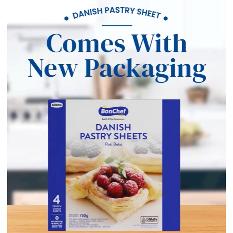 

Danish Pastry Sheet Bonchef 750Gr / Adonan Pastry