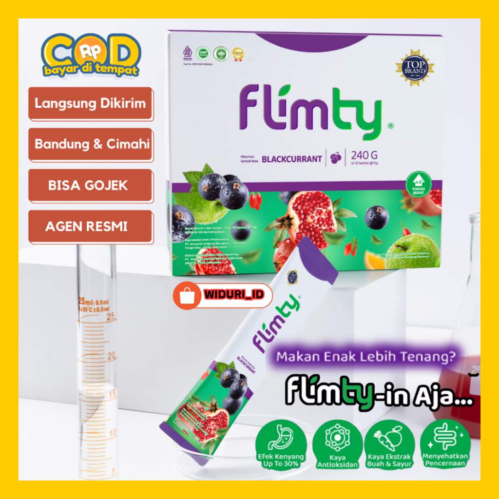 [BISA COD & BISA SATUAN] FLIMTY FIBER HERBAL Minuman Pelangsing DETOX TUBUH FLIMTY CIMAHI FLIMTY BAN