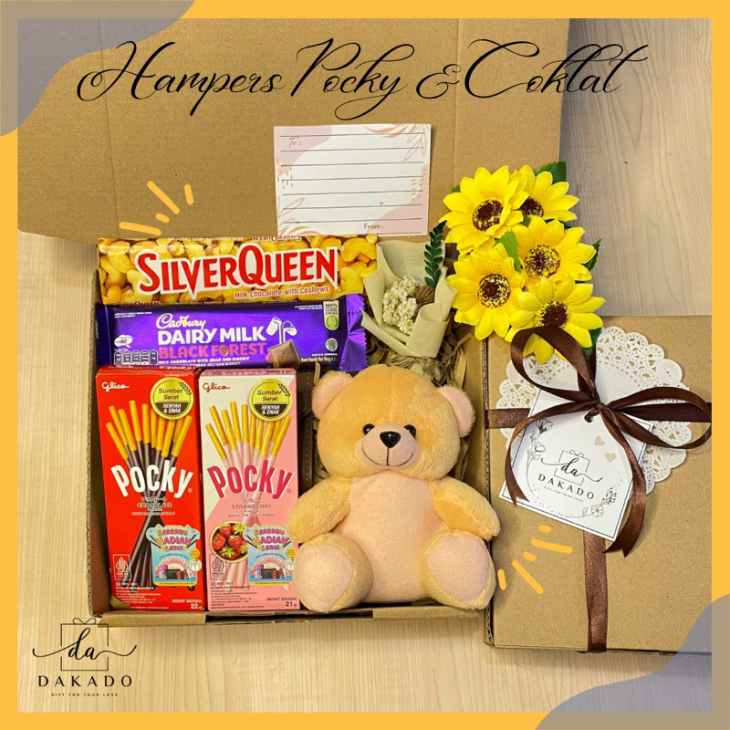 

HAMPERS COKELAT BONEKA KADO PACAR VALENTINE KADO ULTAH / GIFT HAMPERS HADIAH BIRTHDAY / GIFT BOX KADO ANNIVERSARY VALENTINE ULTAH LUCU