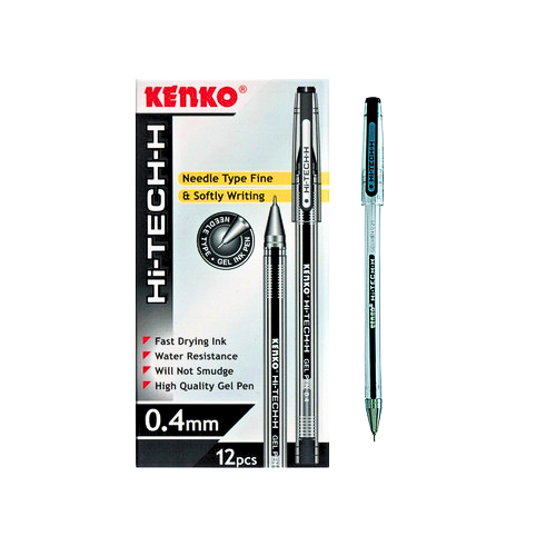 

Bolpoin KENKO 0.28mm Hi-Tech-H Hitam (024161)