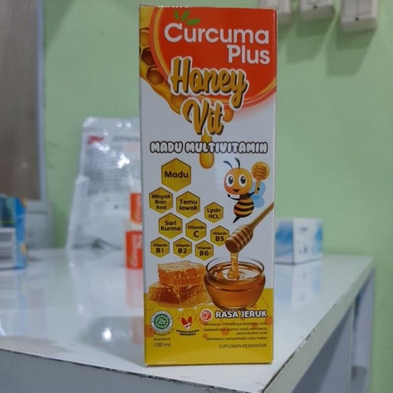 

curcuma plus - honey vitamin rasa jeruk 100ml