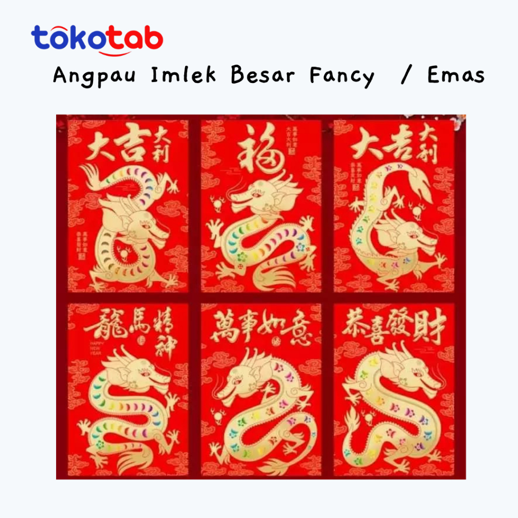 

Tokotab - Angpau Imlek Angpao Premium Hong Bao Sedang Angpao Besar