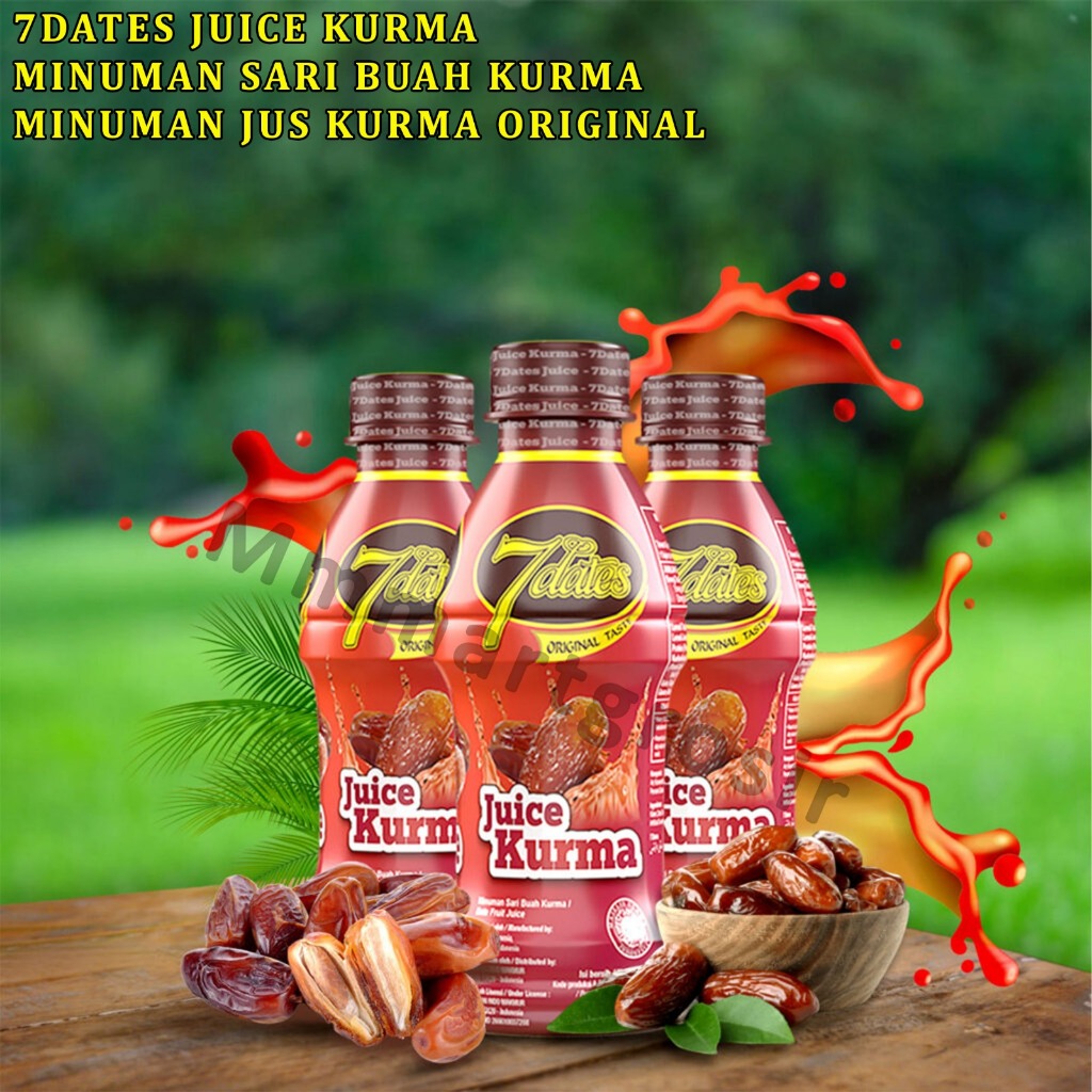 

7Dates Juice Kurma / Minuman Sari Buah Kurma / Jus Kurma Original / 200ml