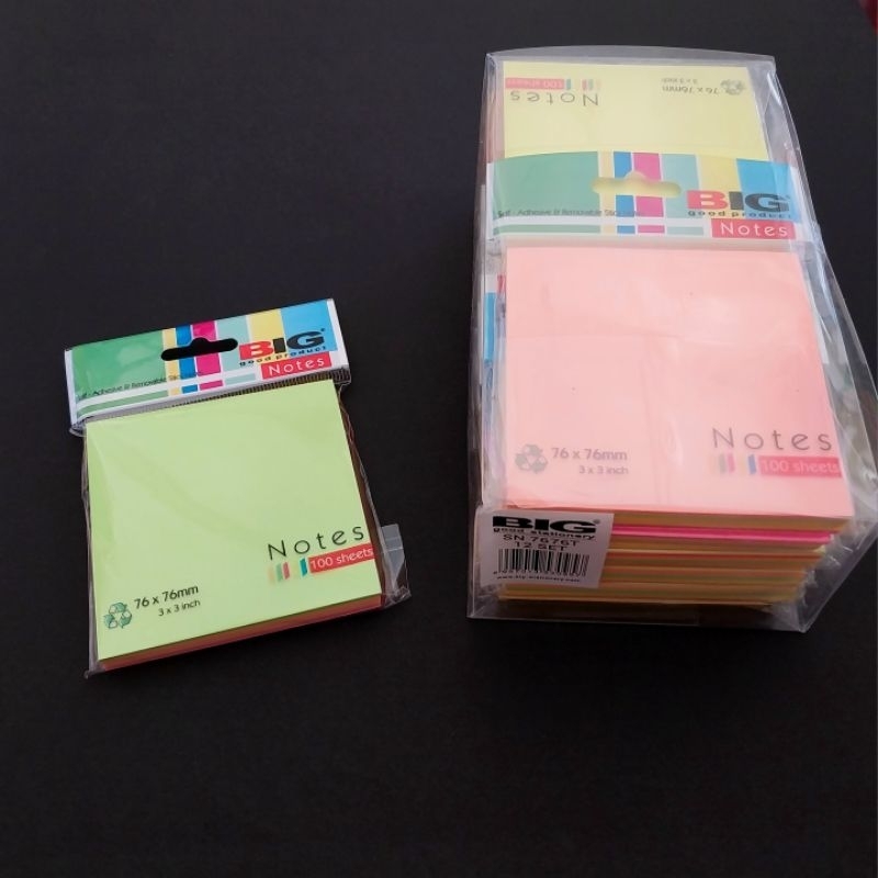 

(1 pcs) Pos It / Sticky Note 5 Warna Tumpuk 76 x 51 Big