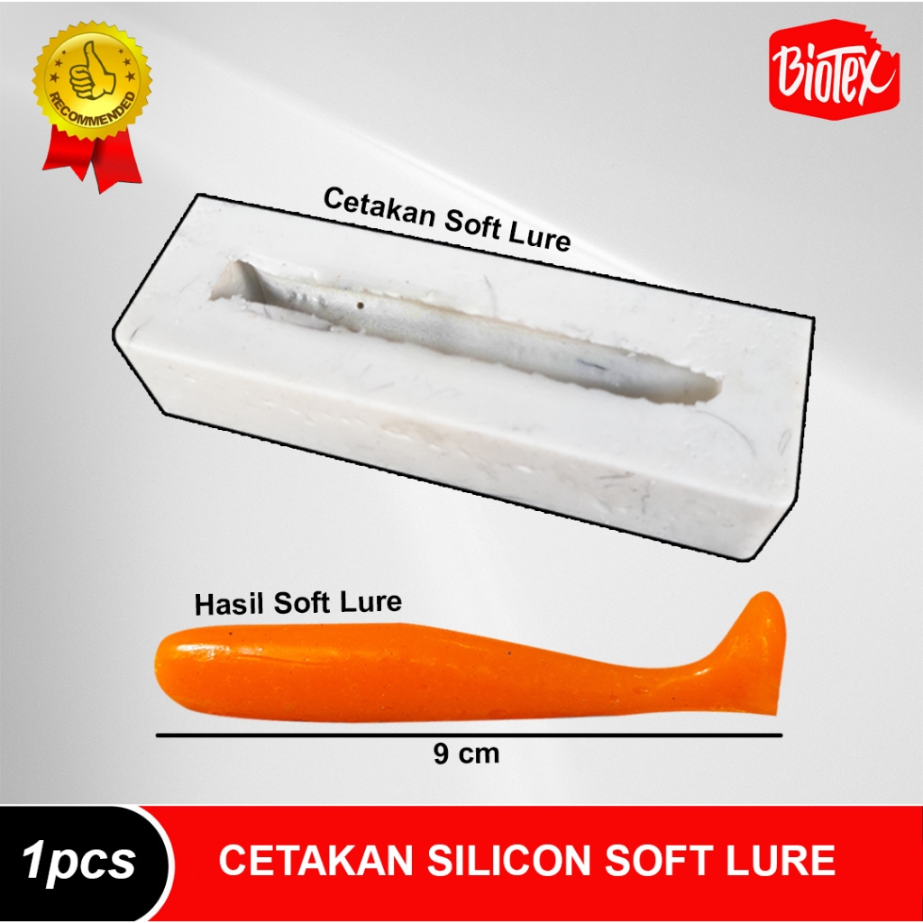 Biotex Cetakan Silicone Soft Lure SBA