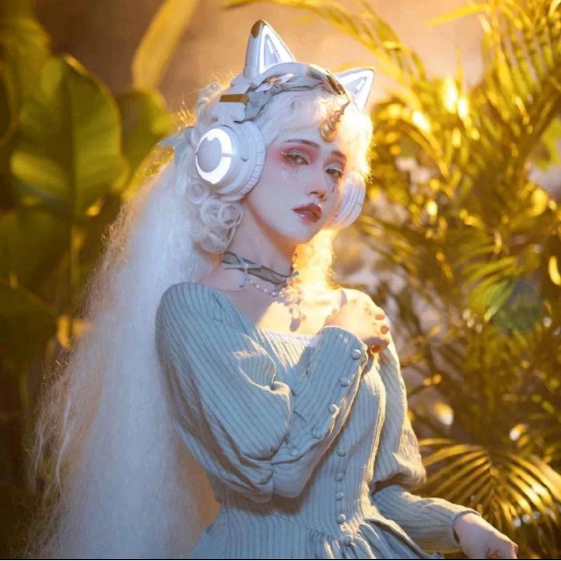 Yowu Cat Earphone 4gs Headset True Wireless Bluetooth Rgb Game E-Sports Computer Headset Noise Reduc