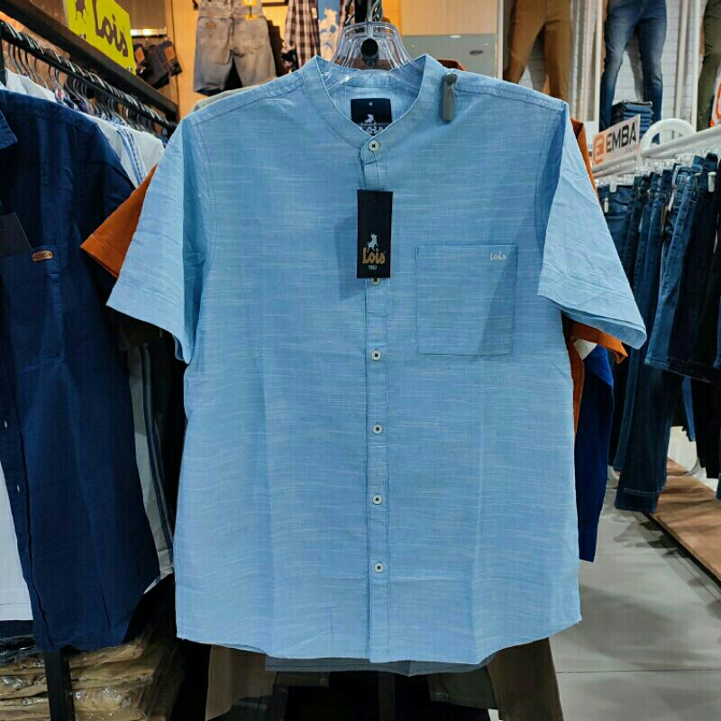 LOIS kemeja koko motif terbaru original brand lois
