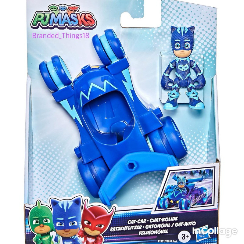 PjMasks Cat Car Vehicle Blue Boy Pj Masks Mask Hero Turbo Blast Racers Racer PjMask Pj Mask Owl Glid