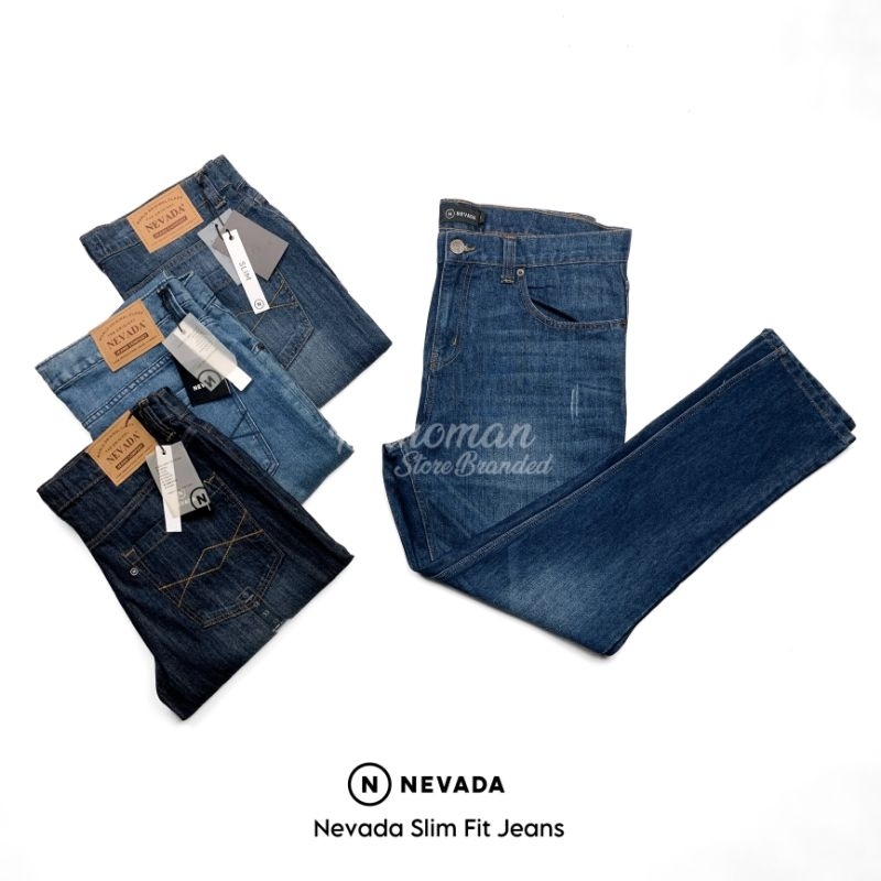 CELANA JEANS NEVADA ORIGINAL SLIM FIT / NEVADA WASHING JEANS SLIM FIT ORIGINAL