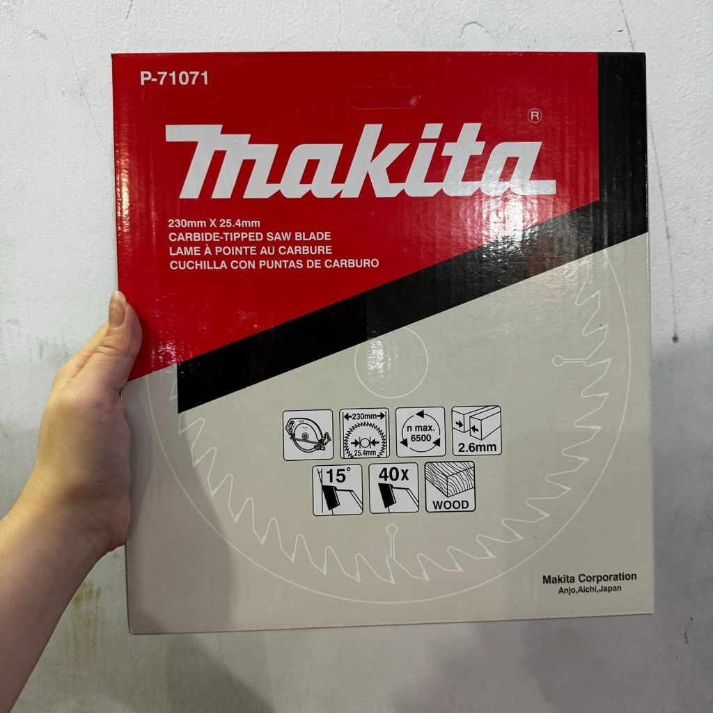 Mata Circular Saw MAKITA asli 9x40T Saw Blade 9 inch 9" x 40 T P TYP P-71071