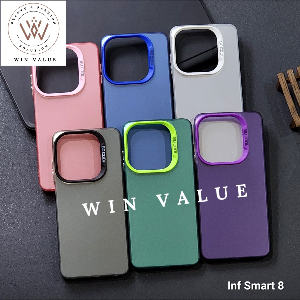 Case Infinix Smart 8 Plus Infinix Smart 8 Infinix Smart 8 Pro Infinix Hot 40I Case HYBRID IMD Color 