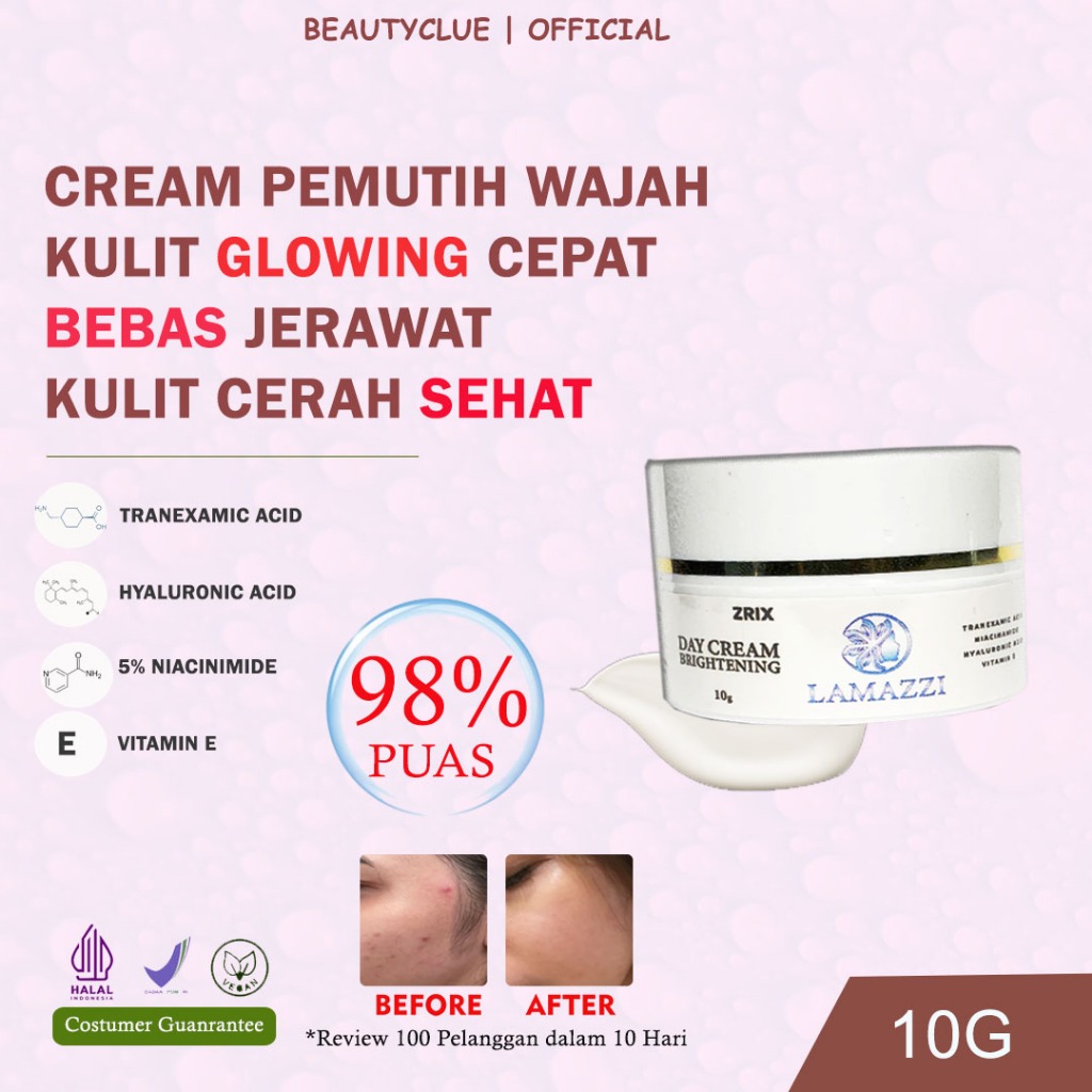 Cream Glowing Pemutih Wajah Day Cream Pencerah Wajah Whitening Cream Glowing Bpom Ampuh Cream Pemuti