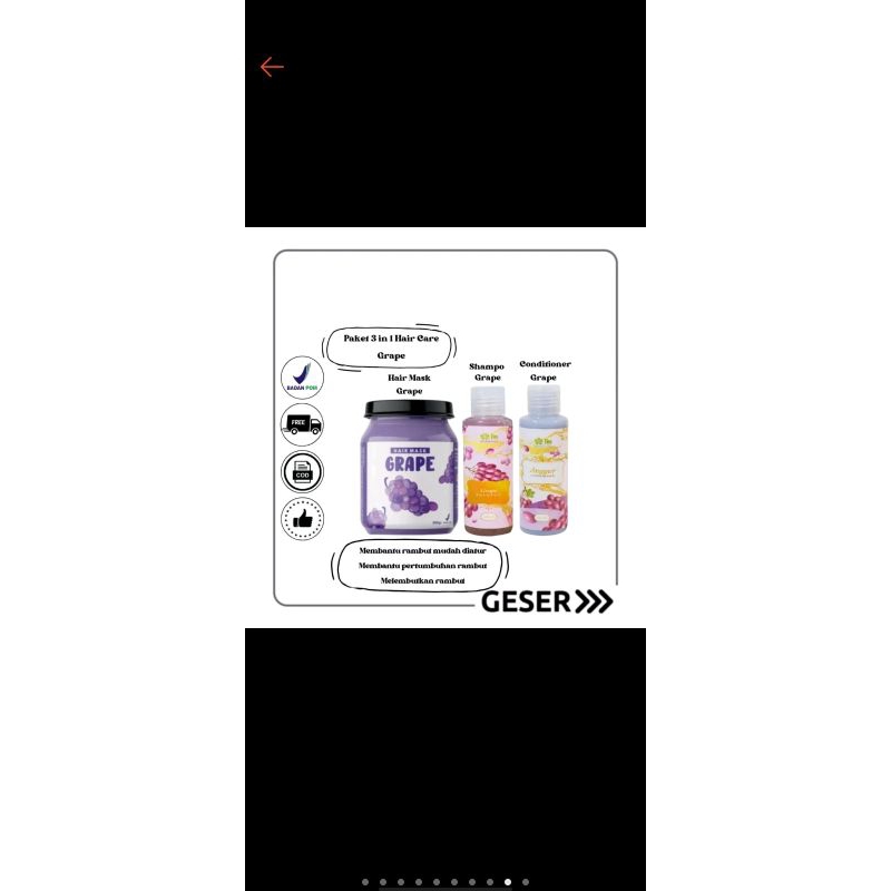 [BPOM] PAKET HAIR CARE 3IN1 / PAKET HEMAT HAIR CARE / HAMPERS HAIR MASK FREE POUCH / HAMPERS HAIR CA