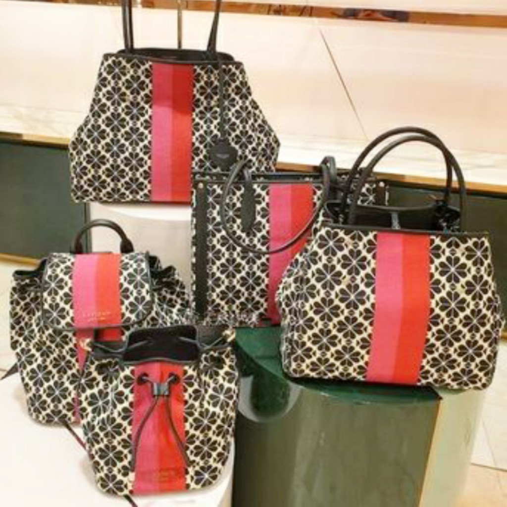 KS Jacquard Flower Hearts Xbody Bag