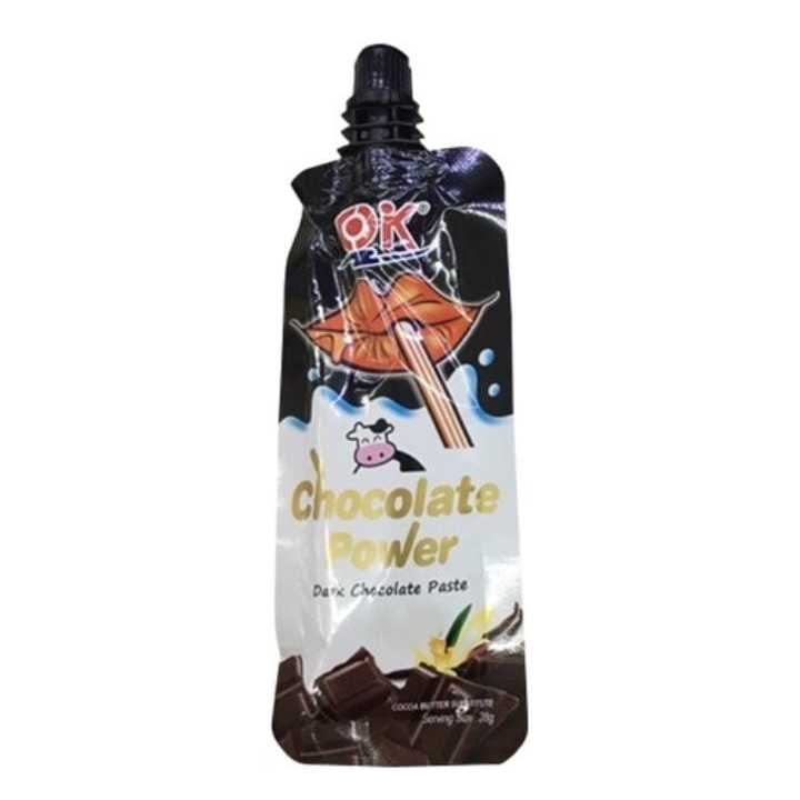 

OK CHOCOLATE POWER PASTA DARK CHOCOLATE/MILK CHOCOLATE/CHOCOLATE NUTS 28g