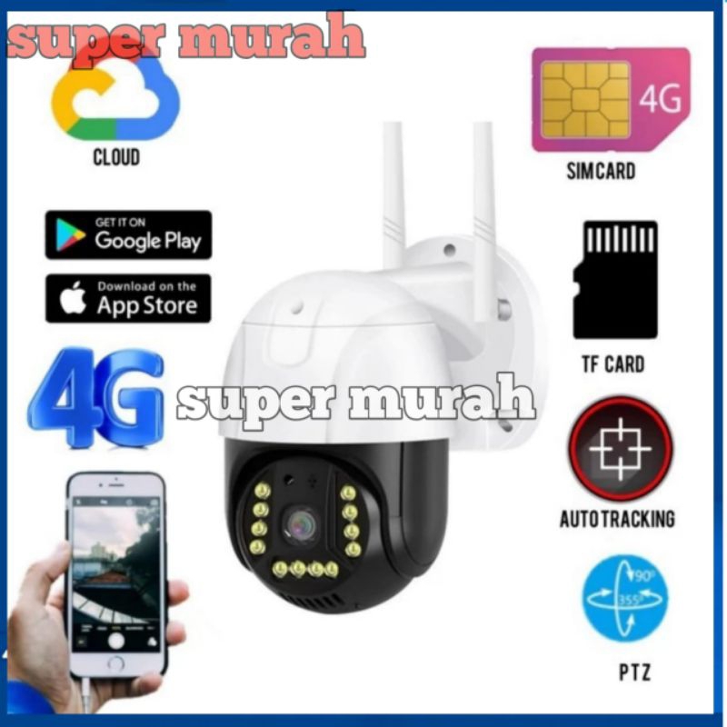 NEW CCTV IP OUTDOOR TANPA WIFI CCTV SIMCARD 4G V380 PRO OUTDOOR WATERPROOF