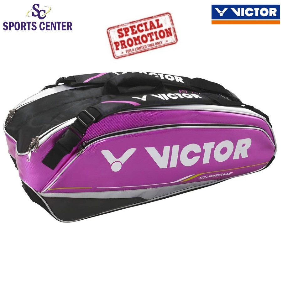 Special Promo Tas Badminton Victor Supreme BR9202 / BR 9202 Q Rose Red