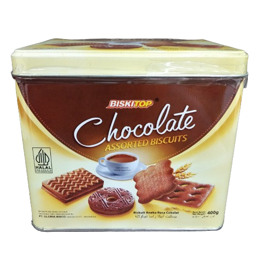 

BISKITOP ASSORTED CHOCHOLATE 400GR/centraltrenggalek