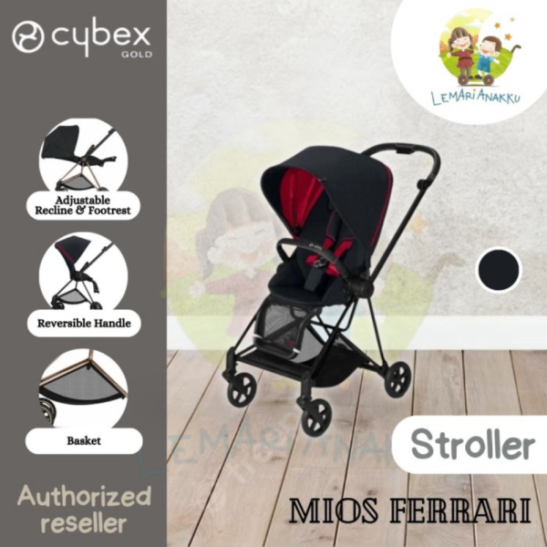 Dijual Stroller Kereta Dorong Bayi Cybex Platinum Mios Victory Black Ferrari Murah