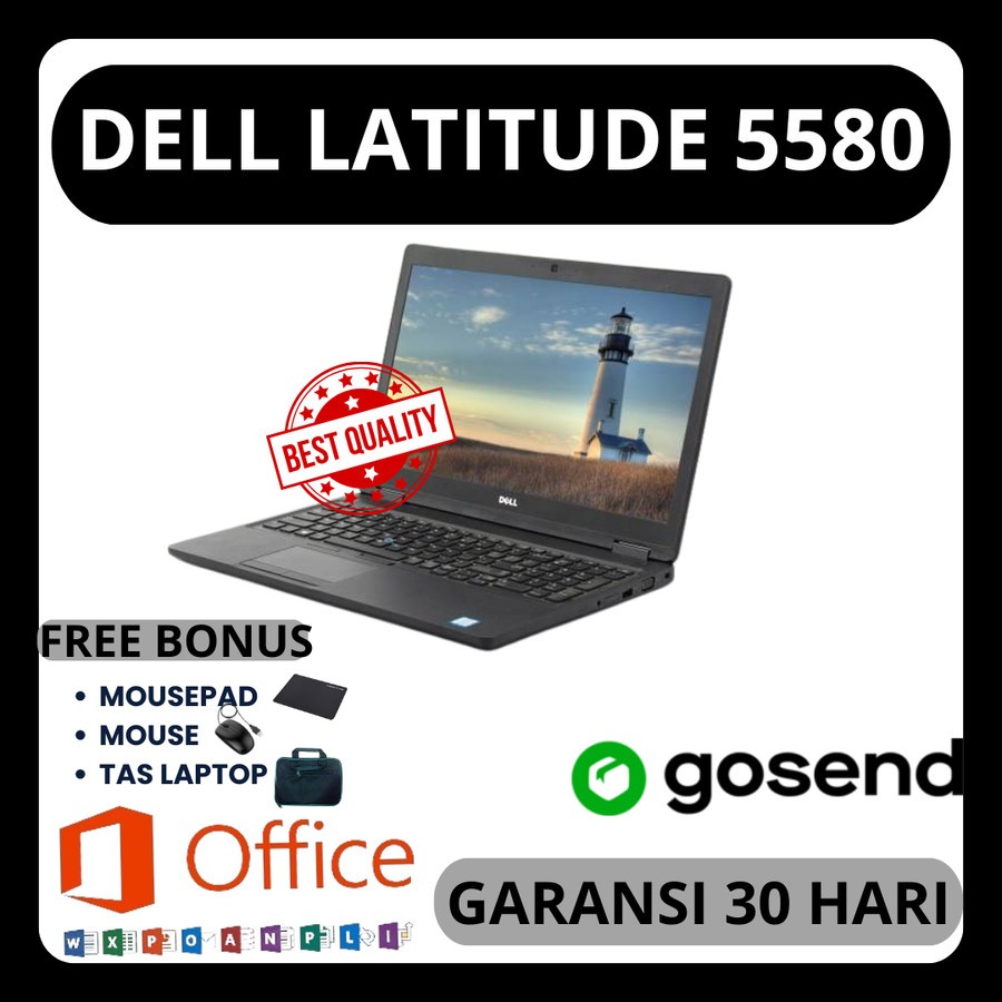LAPTOP KERJA DELL LATITUDE 5580 I7/5580 I5/5590 SECOND ORIGINAL 100%