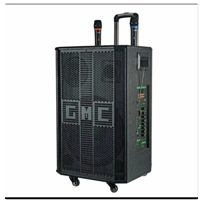 Speaker Bluetooth GMC 15inch 899U Free 2 Mic Wireless