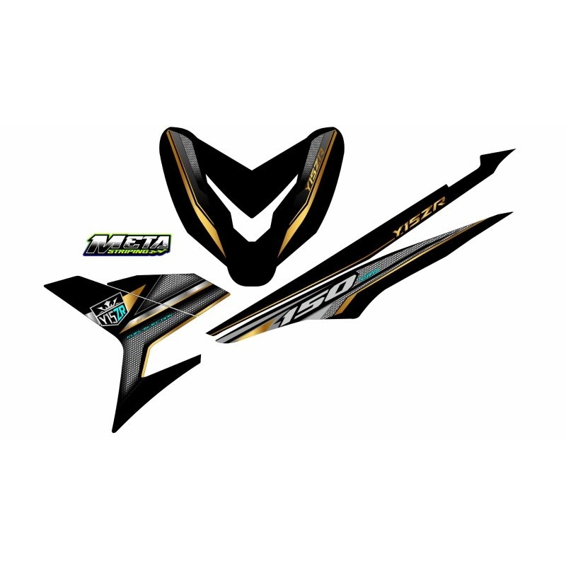 Striping sticker MX King custom Non Transparan simple