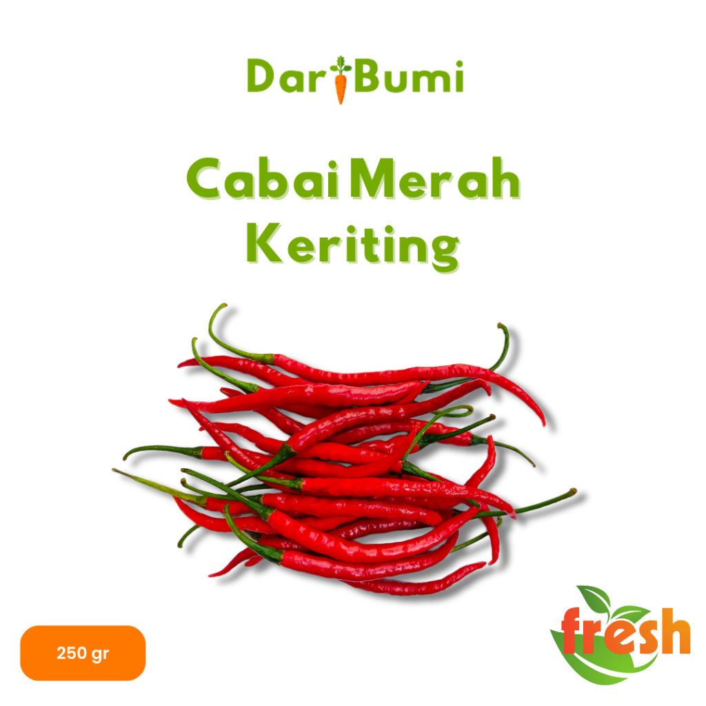 

sayur segar cabe merah kriting